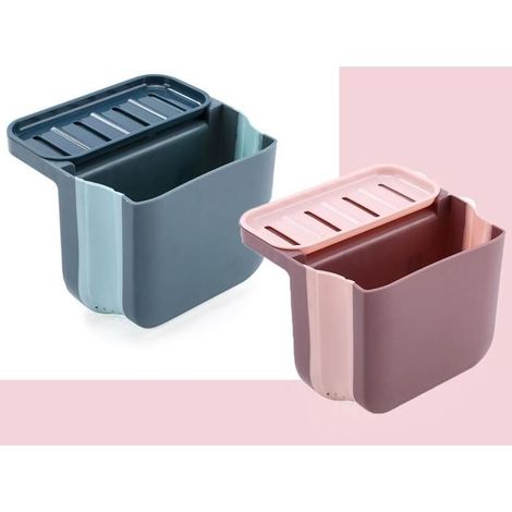 Panier d'égouttoir télescopique (rose + bleu) (1/4)