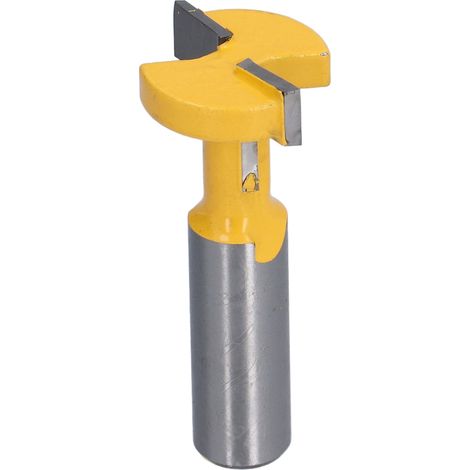 Fraise à rainer en T, coupe-droit pour rainure en T, outil de défonçage bois, queue de 1/2 pouce, fraise à rainurer. (1/5)