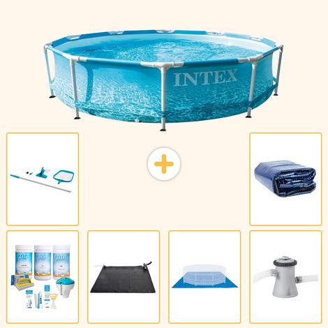 Intex Piscine Tubulaire Ronde - 305x76 cm - 7-pièces  S20357 (1/4)
