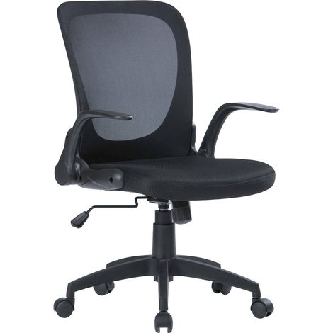 Bürostuhl mit Rollen - Schwarzer Bürosessel