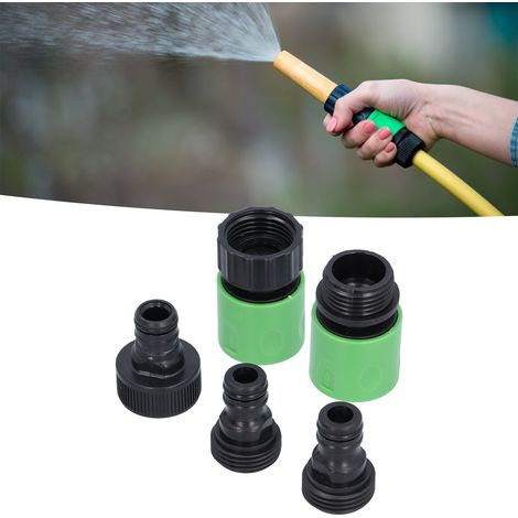 Raccord rapide pour tuyau d'arrosage NPT 3/4, filetage mâle/femelle, embout pour l'irrigation de jardin et de pelouse (1/5)