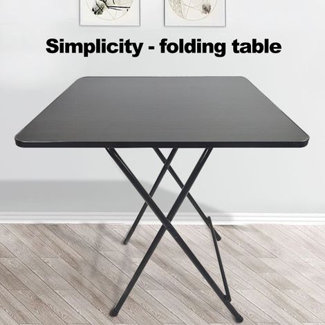 Esstisch,Küchentisch, SCHWARZ, 606070cm,Massivholz - Schwarz - Zeitgenössisch - Design (1/5)