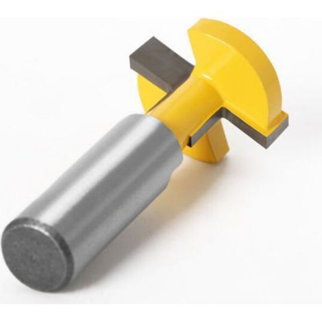 Fraise À Rainurer En T - Carbure De Tungstène - Tige 12 Mm - Pour Bois Et Panneaux Composites - 1 Pièce (1/4)