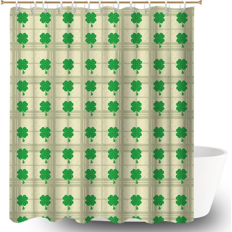Rideau de douche tissu polyester 180x180 esthétique protection douche pour protéger le sol des éclaboussures efficacement (1/5)