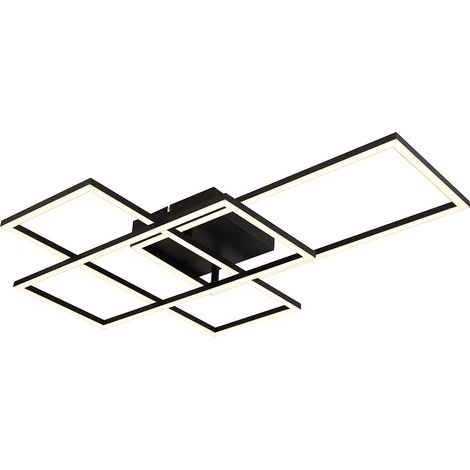 Globo - plafón - Gabriel - negro - metal - LED - 67227-40NBSH