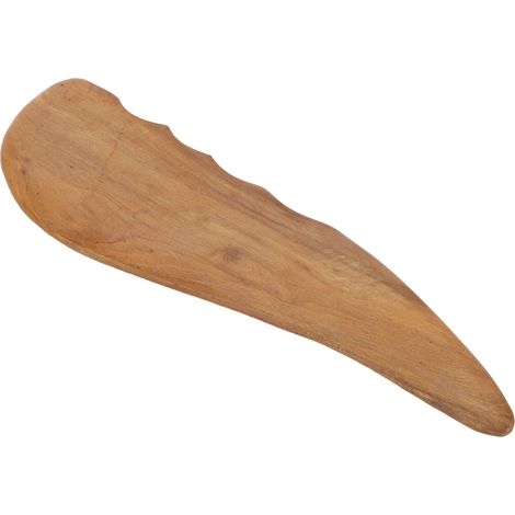 Planche de Gua Sha en Bois en Forme de Croissant pour Massage du Visage et du Corps, Outil de Sculpture et Raffermissement (1/5)