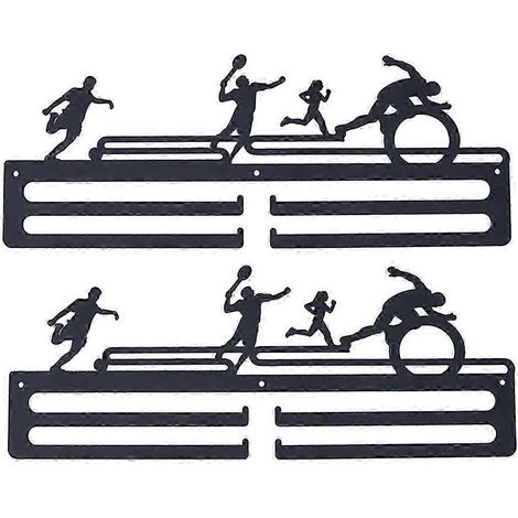 Porte-médailles mural pour médailles d'athlétisme, support en fer pour médailles de marathon, présentoir pour médailles de marathon (1/5)