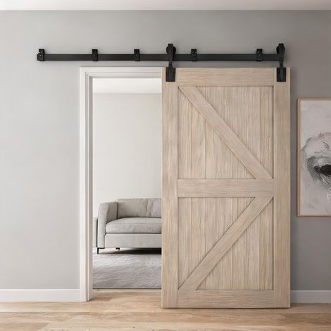 Système de porte coulissante industrielle pour portes lourdes (1/5)