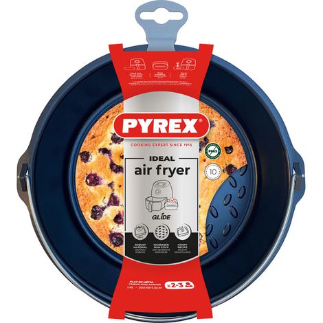 Pyrex - Panier en métal rond pour airfryer