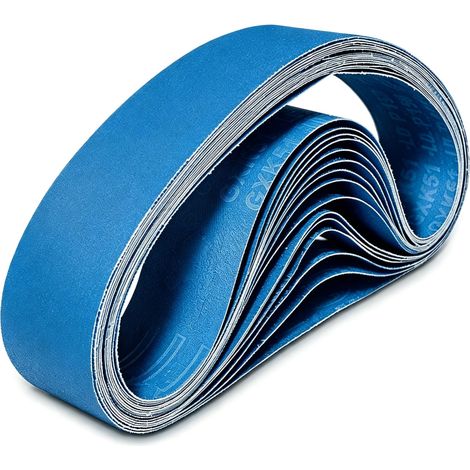 30 Pièces Bandes Abrasives 50 x 686 mm Grain 320 (1/4)