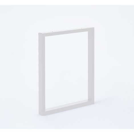 Pied de table/banc rectangulaire H40 x L39 cm blanc mat - MOTTEZ - M540VBC