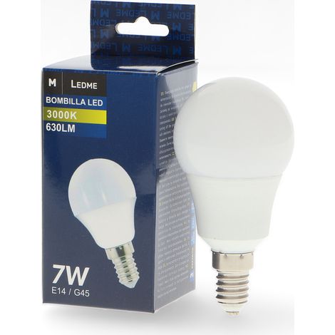 Ampoule LED E14 G45 7W 3000K - Ledme - LM7013 (1/2)