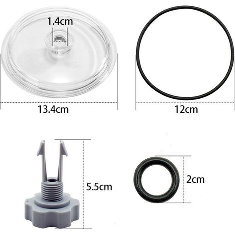 Couvercle de piège à feuilles avec joint torique et valve pour pompe à filtre à sable Intex SF80110-1 30,5 cm/SF80110-1 Couvercle anti-feuilles (1/5)