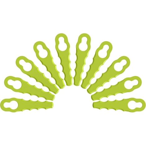 Lot 10 lames de rechange pour têtes double lames dentelées RAC158 (1/5)