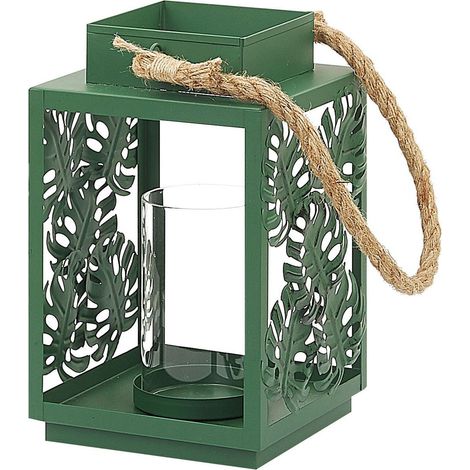 Lantern UNIMAK Metal 25 cm Green