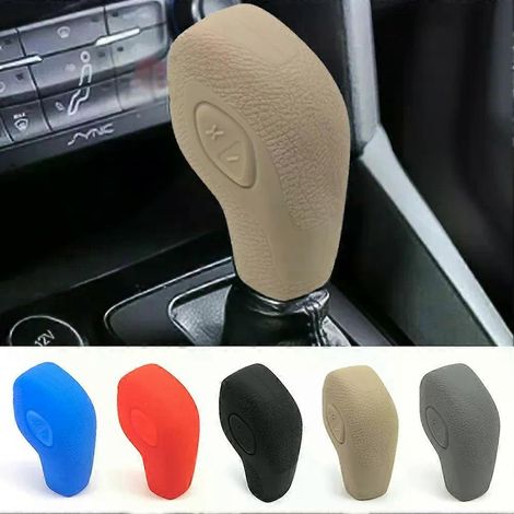 Housse de pommeau de levier de vitesse en silicone pour Ford EcoSport, Escape, Fusion, C-Max, Energi Wagon, Fiesta, Focus, Transit, Escort, Mondeo - JXLGV (1/5)