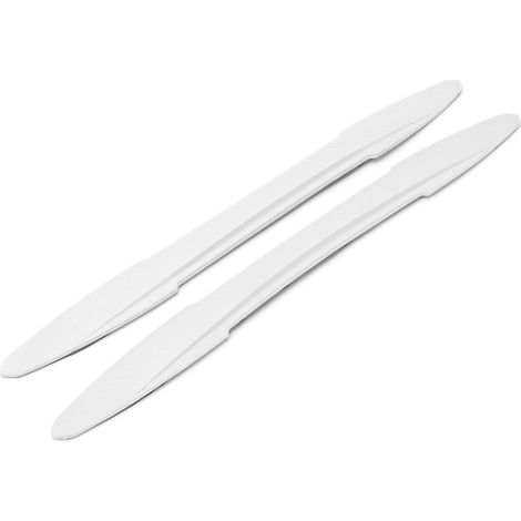 Lot de 2 protections d'angle pour pare-chocs de voiture, autocollants en fibre de carbone, protection universelle pour carrosserie (1/5)