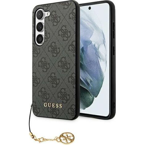 Guess GUHCSA35GF4GGR A35 A356 schwarzes/schwarzes Hartschalenetui 4G Charms Kollektion (1/5)