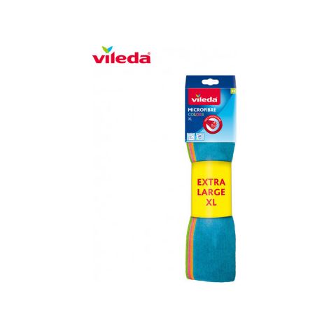 Bayeta Microfibra Colors XL 4 Unid. 167787 Vileda