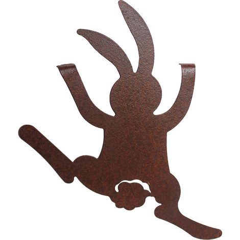 Silhouette déco jardin Lapin 20x25cm (1/3)