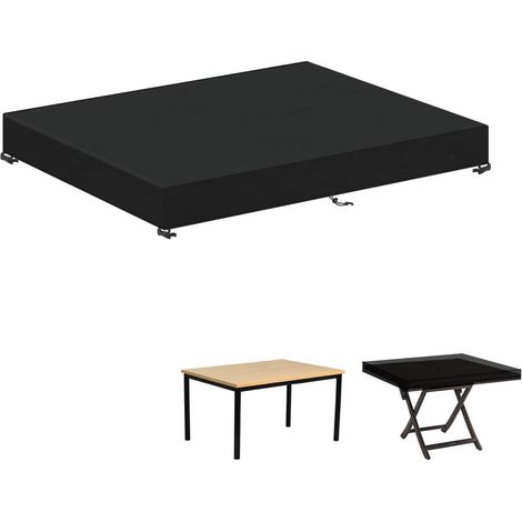 Gartentisch Abdeckung 100x60x15cm Wasserdicht Winddicht UV-Schutz 420D Oxford (1/5)