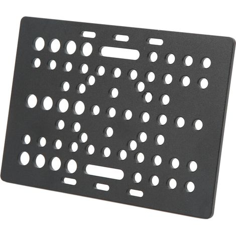 Plaque de portique en aluminium haute résistance, anodisée noire, imprimante 3D, guide linéaire universel pour fraiseuse (1/5)