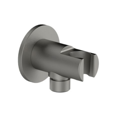 SUPPORTO MINIMAL CON PRESA ACQUA Nero Opaco REMER