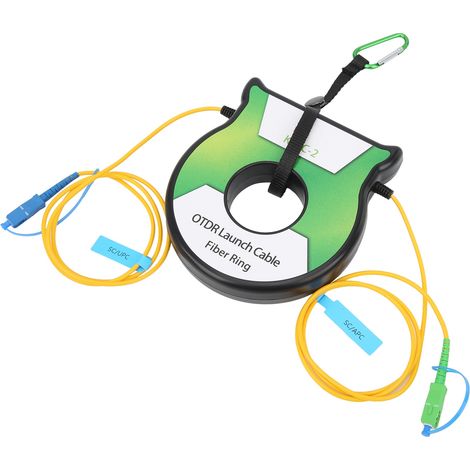 Câble de lancement à fibre optique OTDR monomode 9/125 µm 1 km OS2 SC/APCSC Connecteur UPC (1/5)