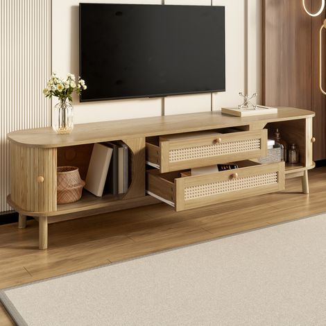 TV Möbel Sideboard Rattan 170 cm natürlich OKMYHOME (1/5)
