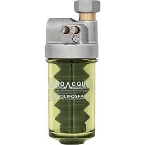 Mini dosatore proporzionale a squadra con by pass per polifosfato ottone cromato 1/2 20 l/min euroacque dt