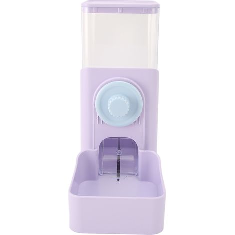 Gamelle automatique pour chien chat, distributeur par gravité grande capacité, station d'alimentation anti-fuite, couleur violette (1/5)