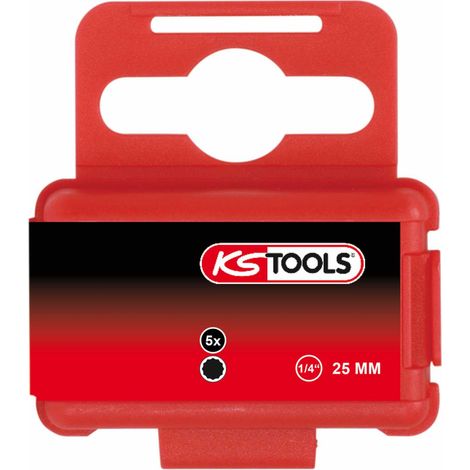 1/4" Bit XZN, 25mm, M8, 5er Pack (1/2)