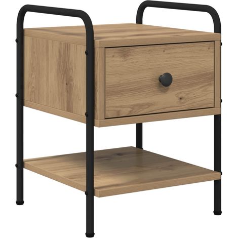 Bedside Cabinet Artisan Oak 35 x 36.5 x 47 cm Engineered Wood vidaXL (1/5)