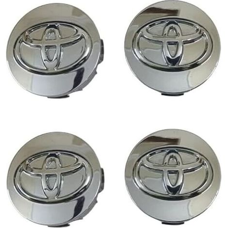 enjoliveurs, enjoliveurs de jantes en alliage, enjoliveurs de roue de rechange en plastique pour Corolla Camry Yaris Reiz Vios (62 mm)