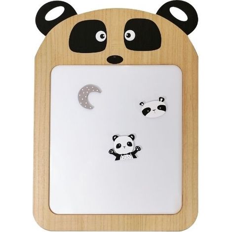 Tableau mémo Panda et Ours en bois - Ours - SILUMEN