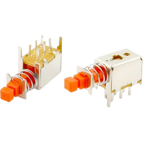 Interrupteur d'alimentation A03 à 6 broches à verrouillage automatique, interrupteur à clé droite haute intensité KDC-A04-1 pour chauffage, 2 broches, A03 à 6 broches (1/2)
