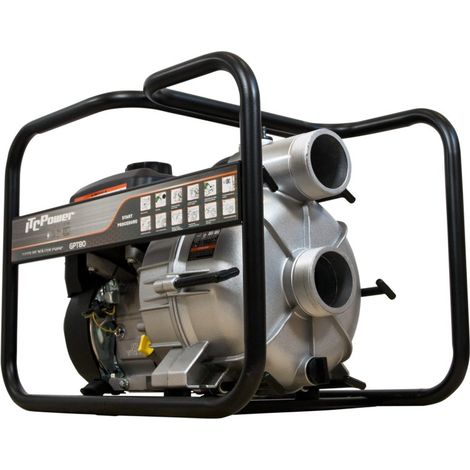 GTP80 Motobomba Gasolina ITCPower Aguas Cargadas o Sucias (1/5)