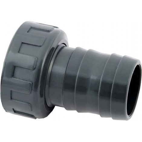 Raccord D'evacuation PVC Cannelé - 1'1/2 - Ø40mm - Montage À Visser - Pression Max 10 Bars - Pour Plomberie Et Irrigation (1/4)