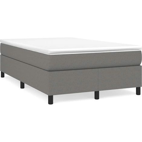 Maison Exclusive - Struttura Letto a Rete a Molle Grigio Scuro 120x200 cm Tessuto (1/5)