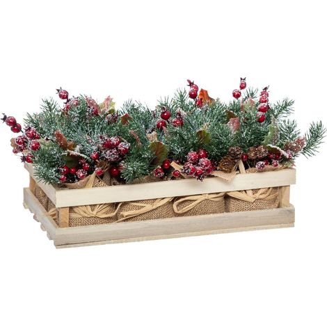 Bch composizione fiori fiori juta pot - Feeric lights & christmas (1/2)