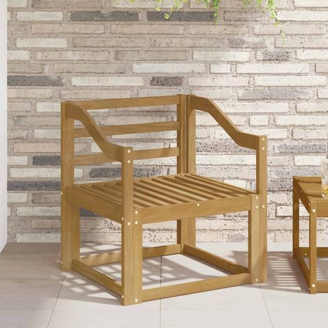 Teenpull – Outdoor-Sofagarnitur Massivholz Akazie Weiß (1/5)