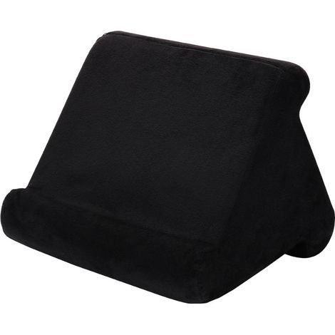 Coussin support souple pour tablette, petit format, noir, sans filet (1/4)
