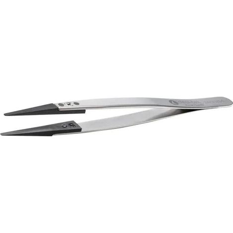 Ideal-Tek Pinza ESD de plástico 130 mm ligera y precisa