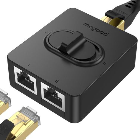 Séparateur Gigabit, bidirectionnel, Isolation Physique, sans Courant  Commutateur Mécanique RJ45 1000 Mbps, Stable, Compatible PoE Cat5/5e/6, Plug (1/5)