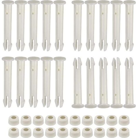 Lot de 20 Goupille, Plastique ABS, Joint Caoutchouc, Piscine Hors-Sol Intex