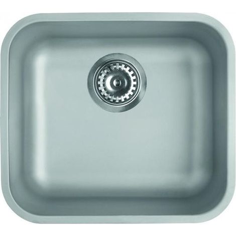 Elleci LIC450SACPUN Space 450 Lavello Sottotop 1 vasca Acciaio Inox 49x44 cm colore Satinato (1/2)