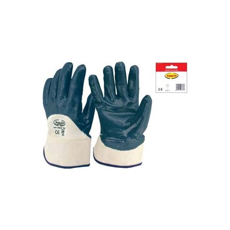 GUANTI DA LAVORO IN TELA PALMO NBR DORSO APERTO- - tg.10 - 12 blister EXCEL