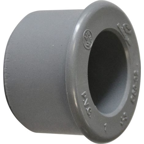 Jardibric – Raccord d'évacuation PVC – Tampon de réduction mâle/femelle Ø 50/32 mm – Connexion étanche pour systèmes de plomberie (1/2)
