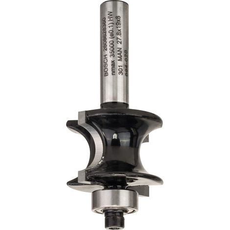 BOSCH - FRESA A RAGGIO CONCAVO 8x6x19 MM (1/4)