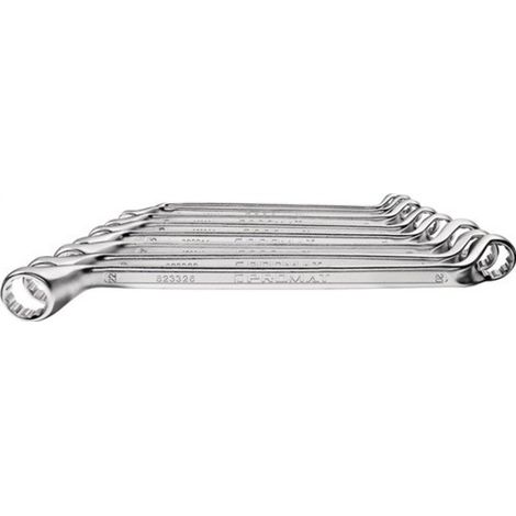 Lla ve estrella acodada 2 bocas jgo 8pz 6-22mm promat promat